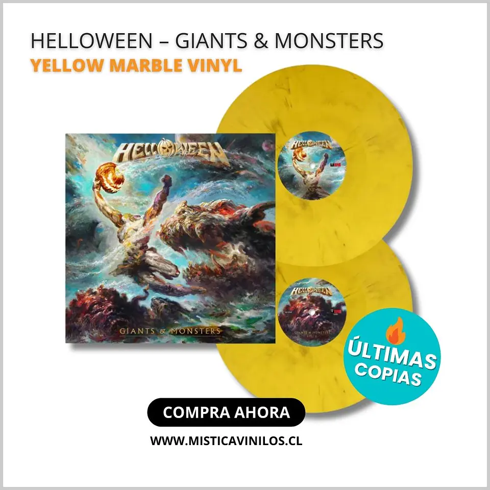 Vinilo Helloween – Giants & Monsters (Vinilo 2LP Marble Indie Exclusive) 1