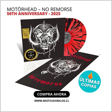 Vinilo Motörhead – No Remorse (50th Anniversary) 2LP Splatter