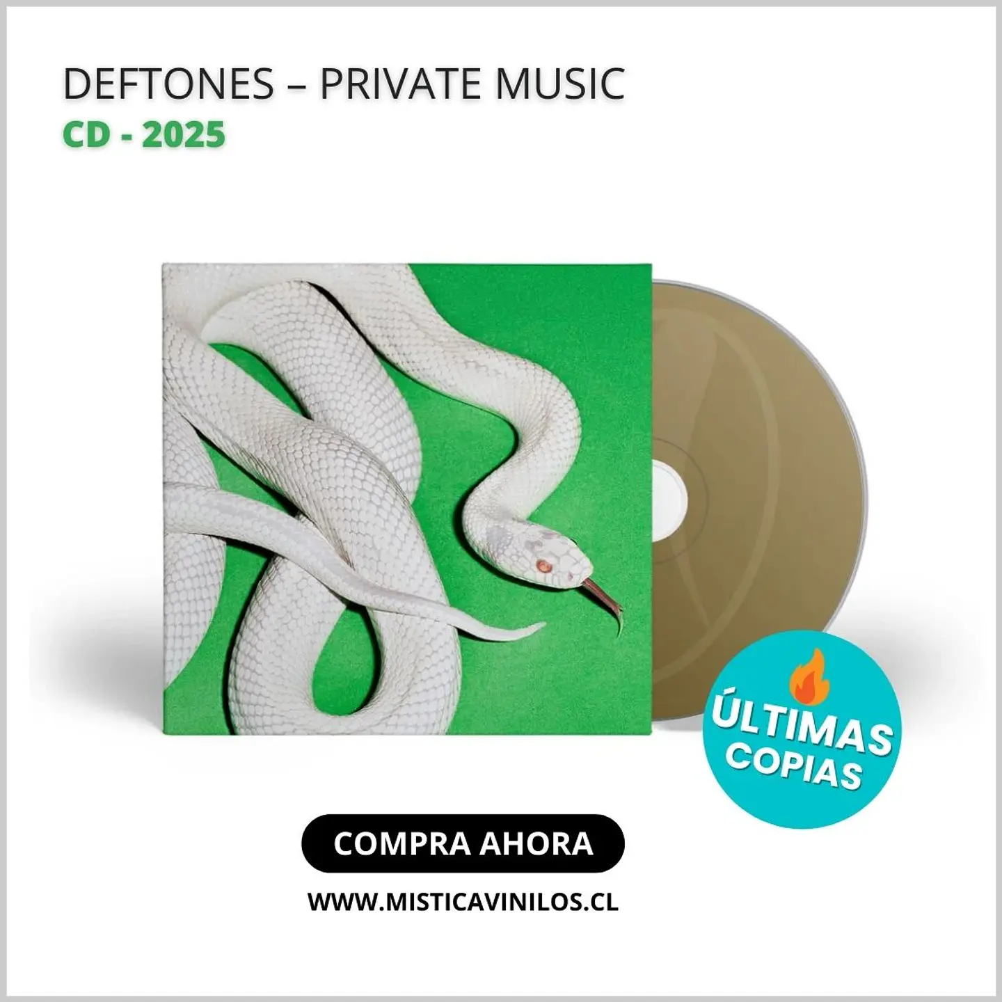 Cd Deftones – Private Music Edición EE.UU 1