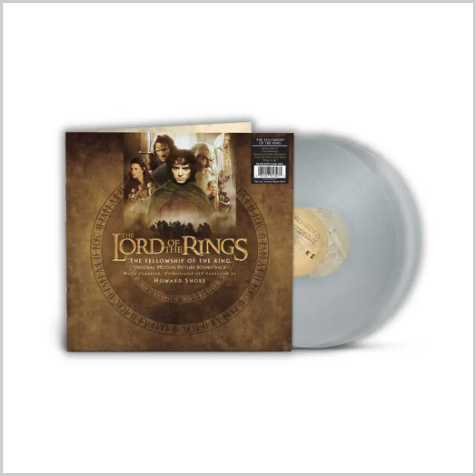 Vinilo Howard Shore – The Fellowship of the Ring (Indie Exclusive, Palantir Clear 2LP, 2025) 1