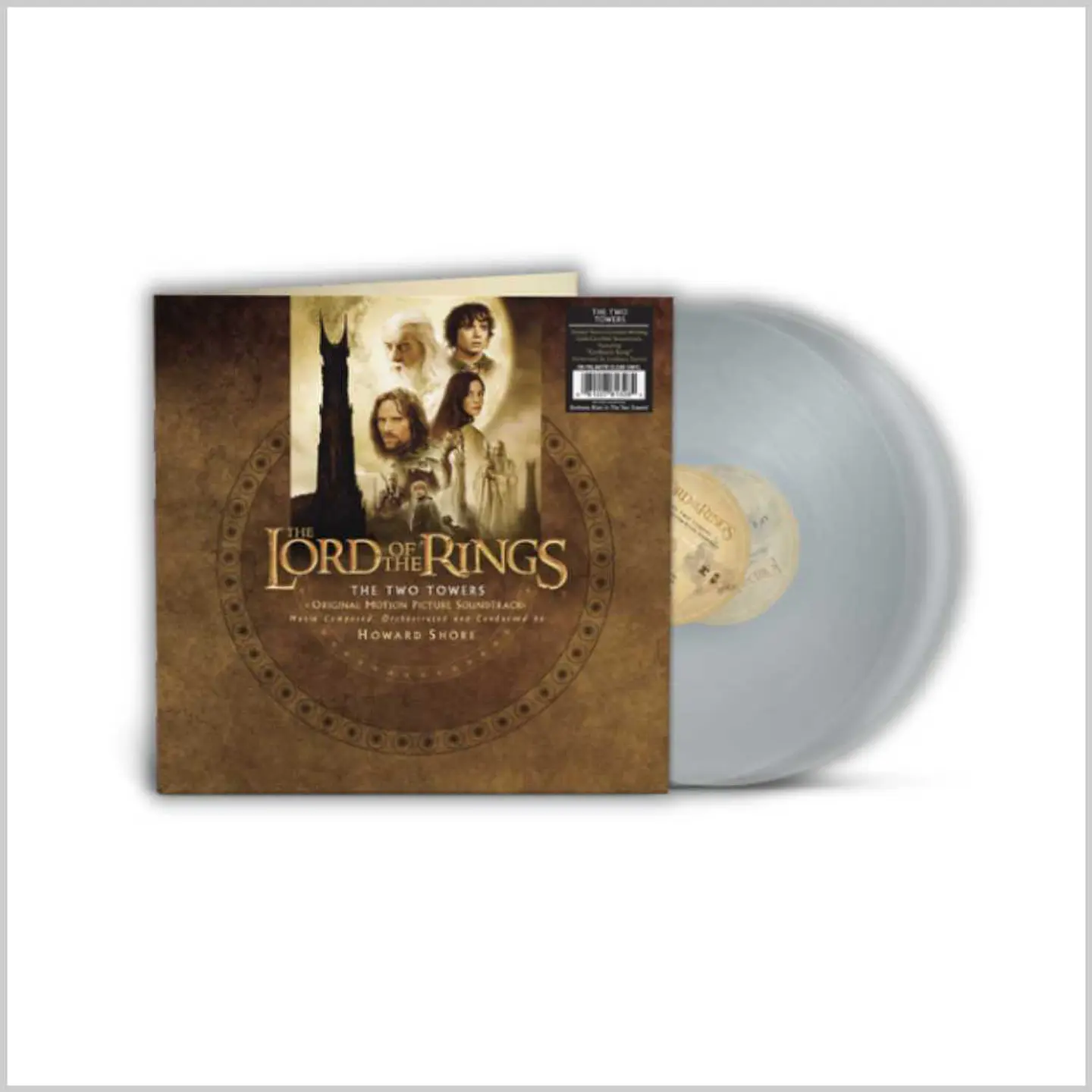 Vinilo Howard Shore – The Lord Of The Rings: The Two Towers (Indie Exclusive, Palantir Clear 2LP, 2025) 1