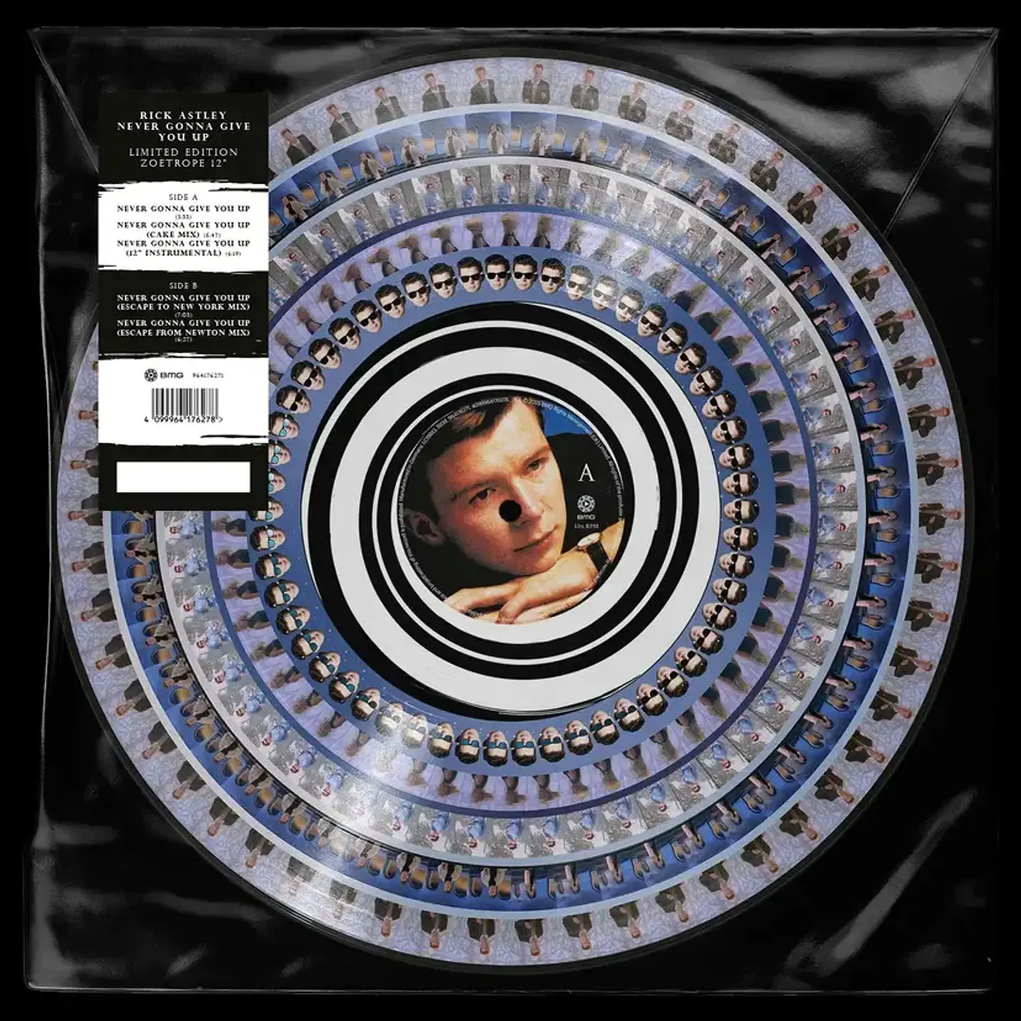 Vinilo Rick Astley – Never Gonna Give You Up (Zoetrope) | Edición Limitada |  2