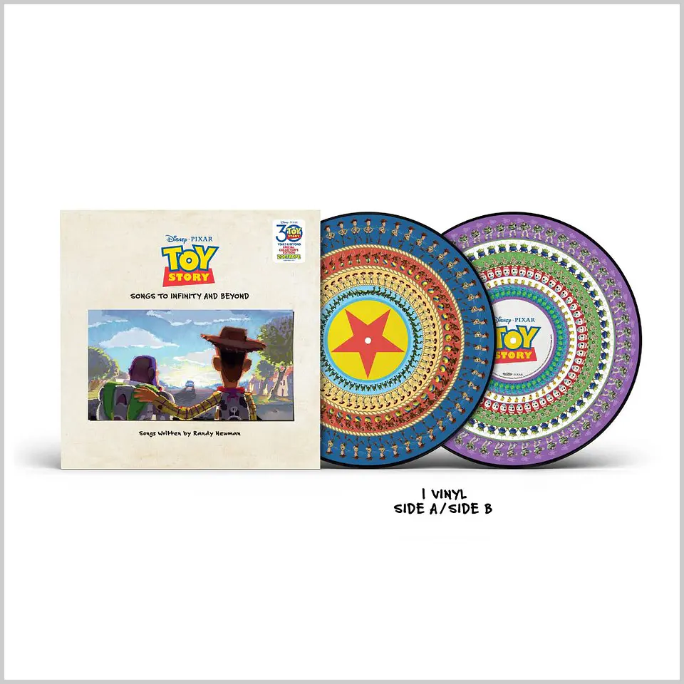 Vinilo Toy Story Soundtrack (Zoetrope, 30 Aniversario, 1LP) | Disney 1