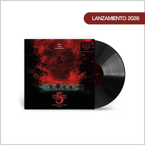 Vinilo Stranger Things 5 Soundtrack (LP) | Series Netflix | 
