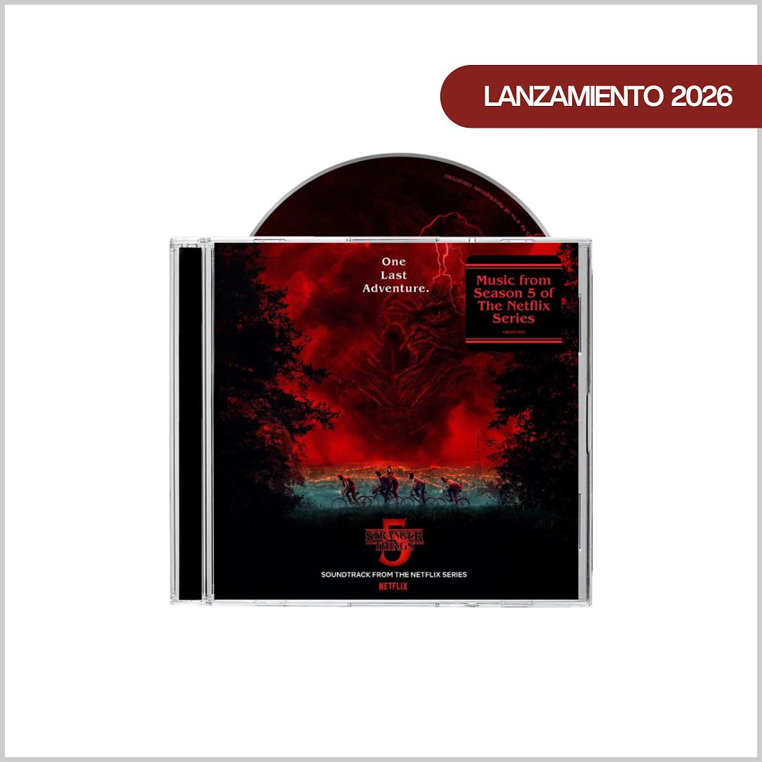 CD Stranger Things 5 Soundtrack | Serie Netflix | PREVENTA 1