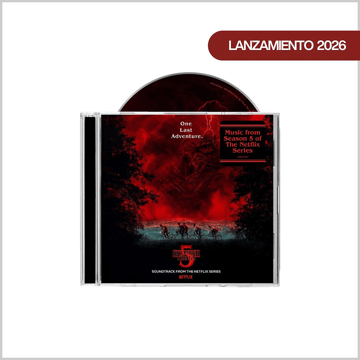 CD Stranger Things 5 Soundtrack | Serie Netflix | PREVENTA 1