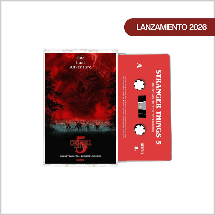 Cassette Stranger Things 5 Soundtrack | Serie Netflix | PREVENTA 1