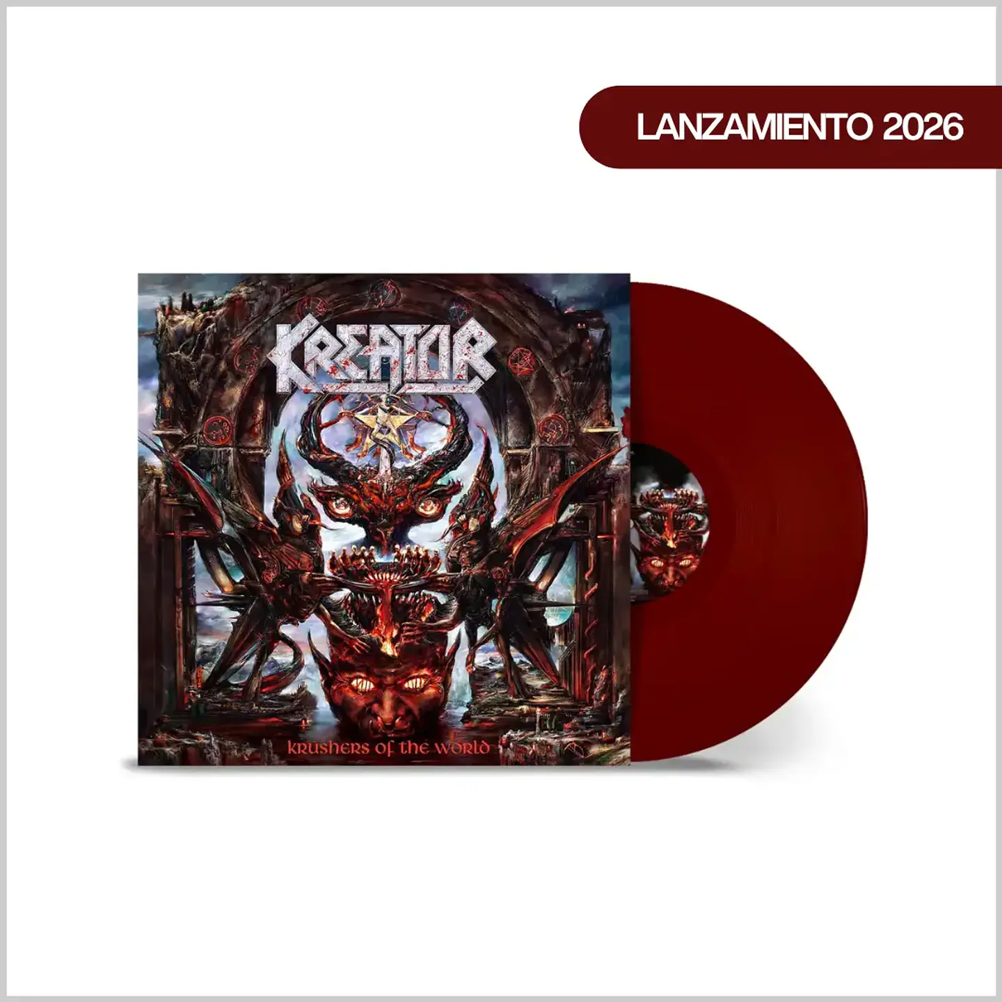 Vinilo Kreator - Krushers of the World (Indie Exclusive Dark Red Vinyl) | Thrash Metal | 1