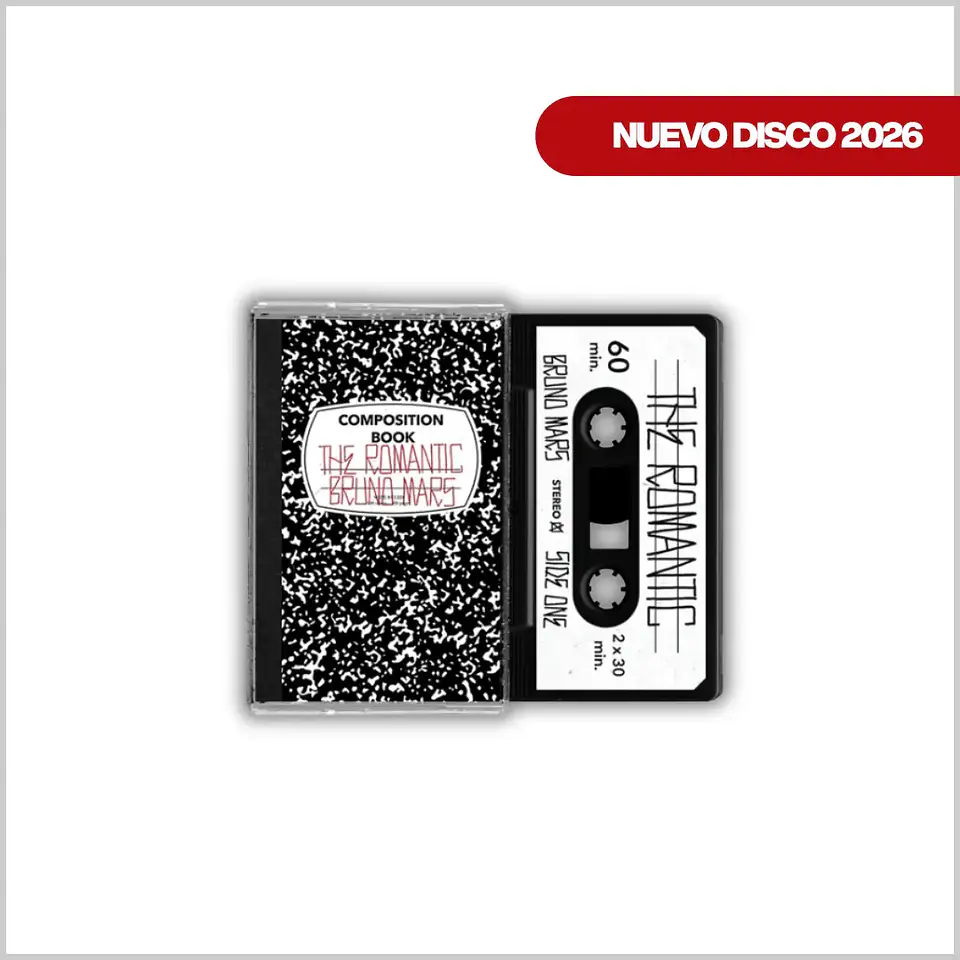 Cassette Bruno Mars - The Romantic | R&B / Retro Soul | PREVENTA 1