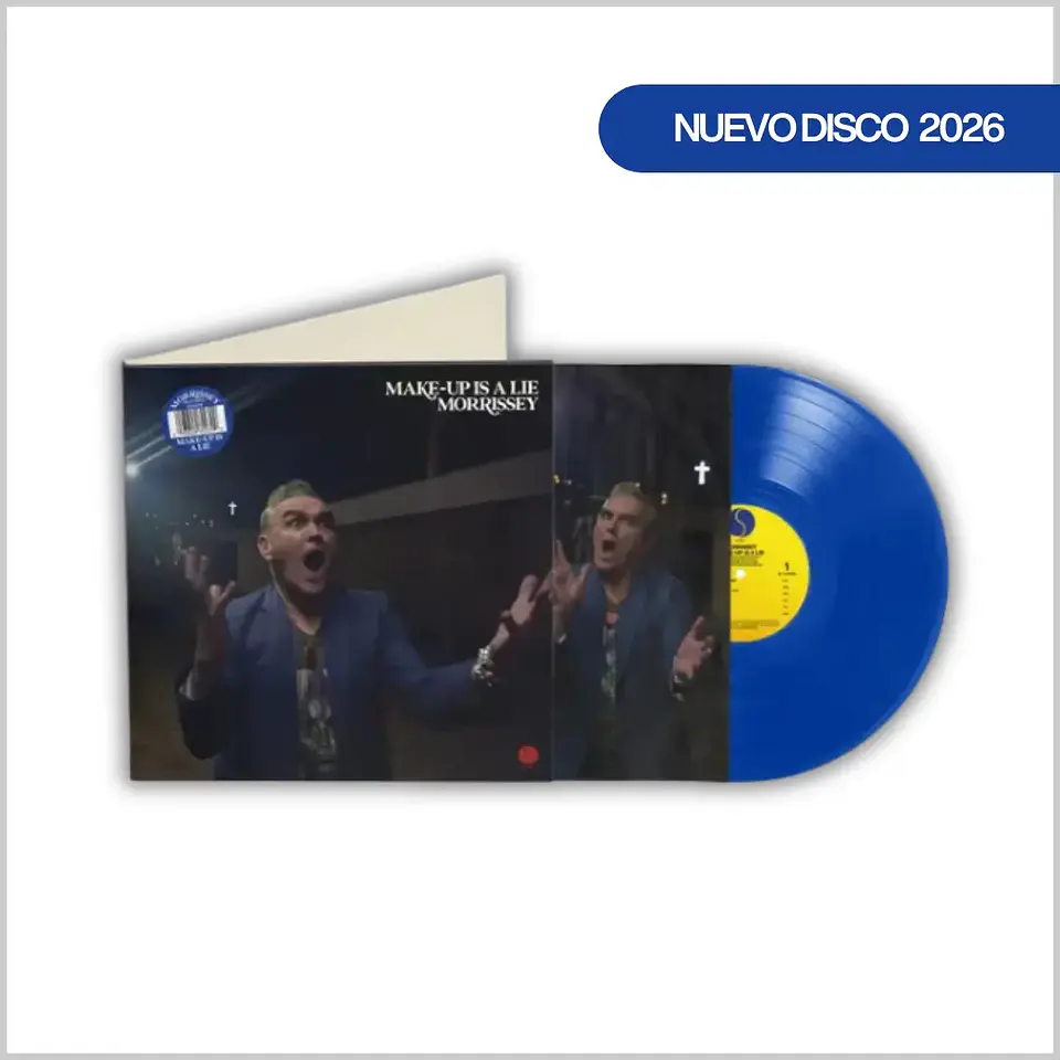 Vinilo Morrissey - Make-Up Is A Lie (Blue Vinyl) | Rock / Indie | PREVENTA 1