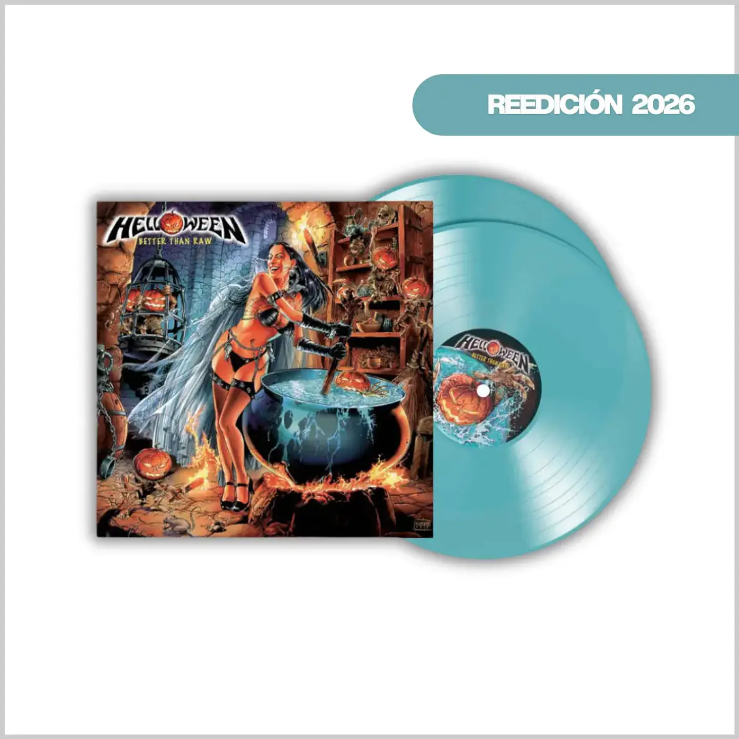 Vinilo Helloween - Better Than Raw (Expanded Edition Turquoise Vinyl 2LP) | Power Metal |  1