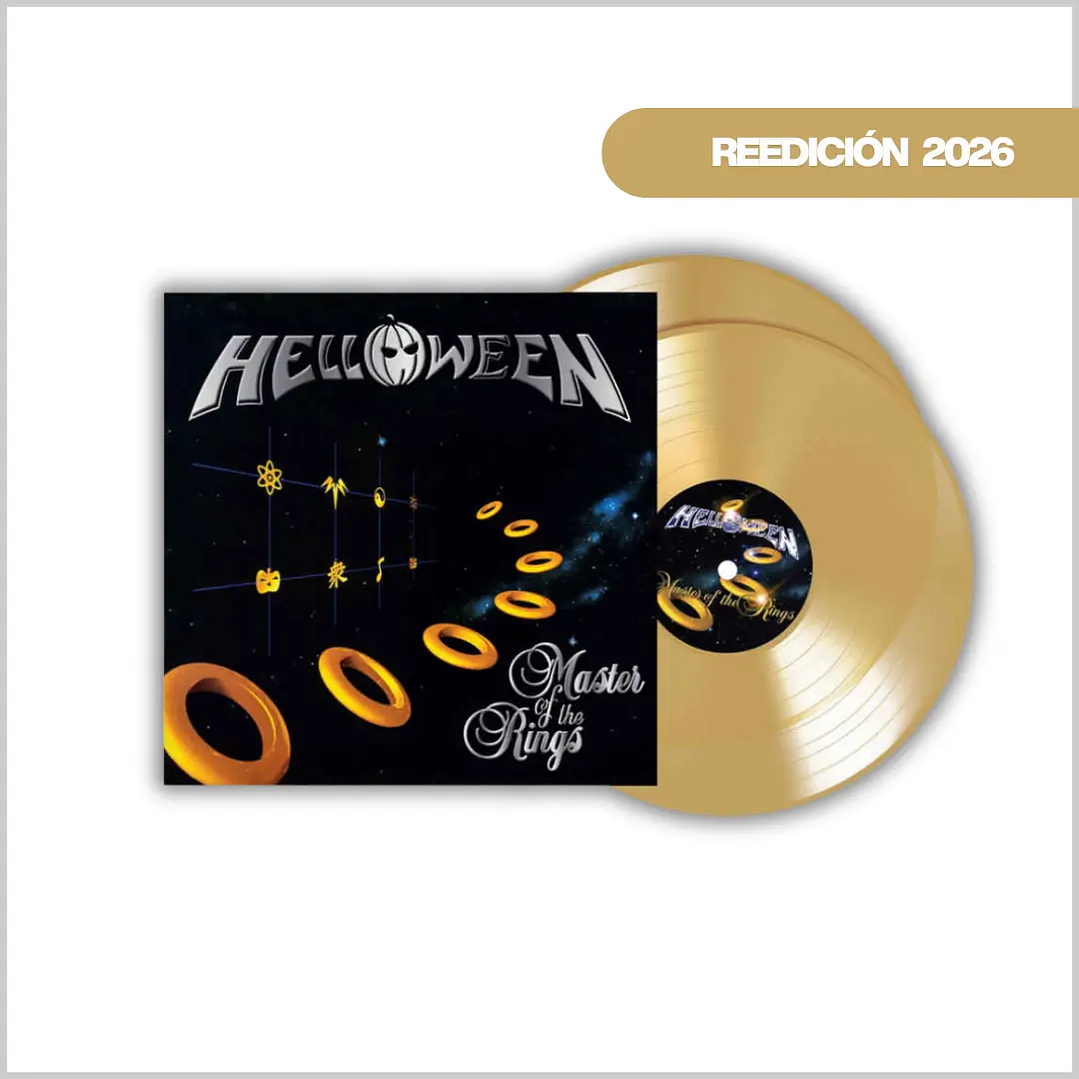 Vinilo Helloween - Master of the Rings (Expanded Edition Gold Vinyl 2LP) | Power Metal | PREVENTA 1