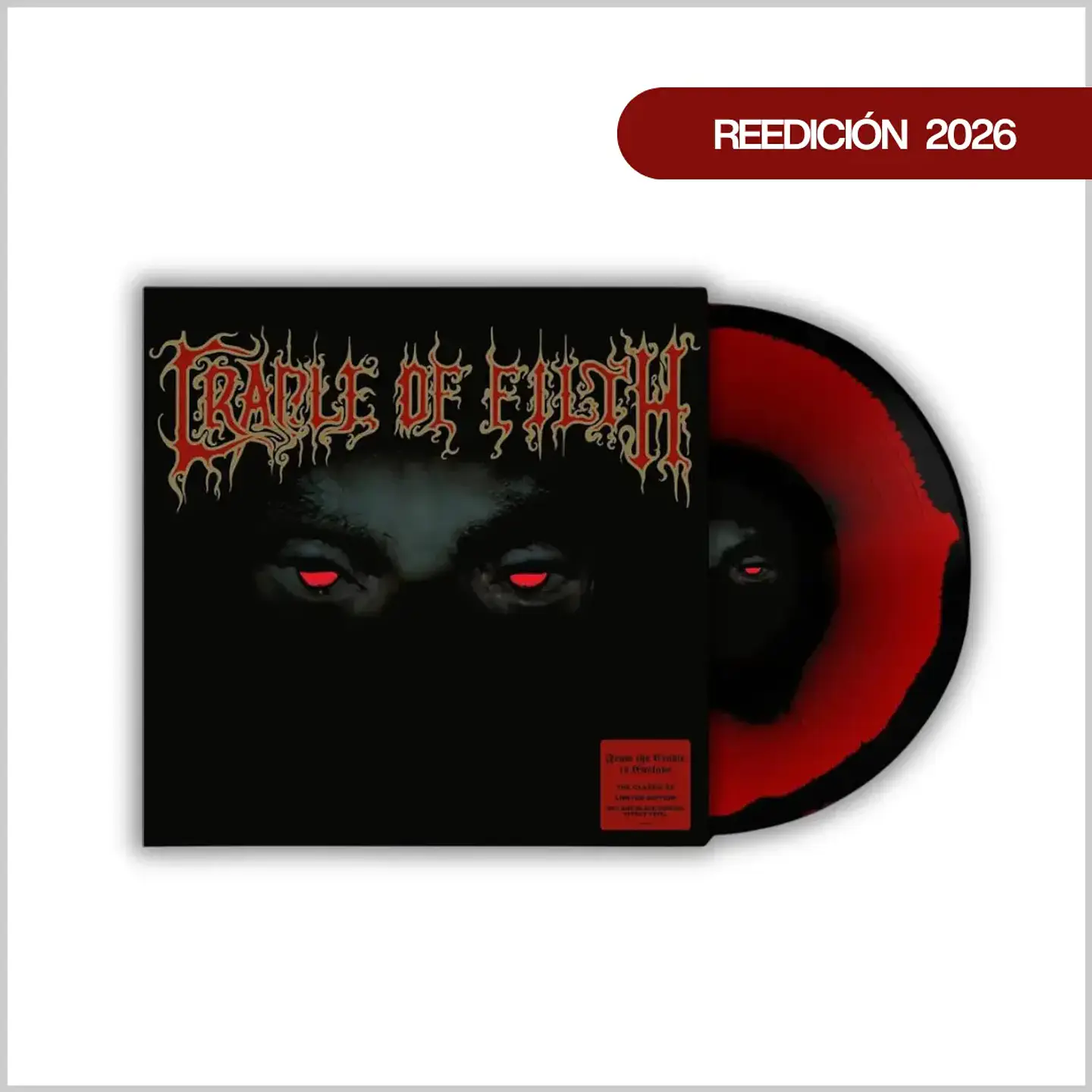 Vinilo Cradle of Filth - From the Cradle to Enslave (Corona Red/Black LP) | Metal  1
