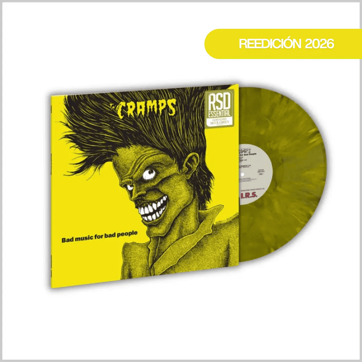 Vinilo The Cramps - Bad Music for Bad People (Green Vinyl LP) | Psychobilly | PREVENTA 1