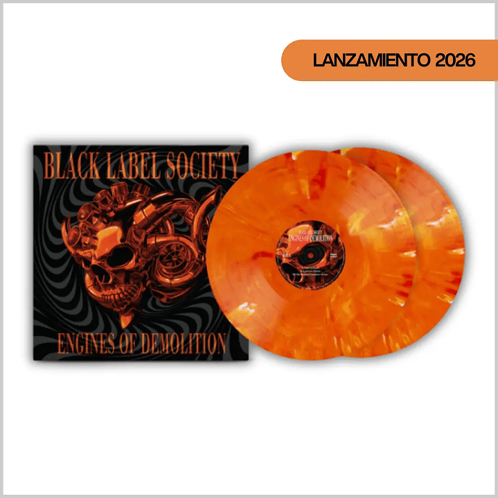Vinilo Black Label Society - Engines of Demolition (2LP Splatter) | Metal | PREVENTA 1