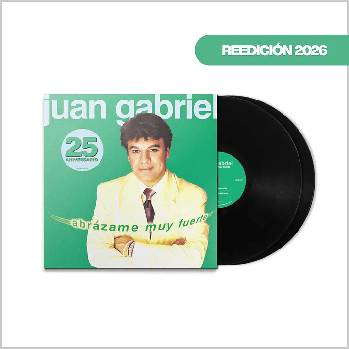 Vinilo Juan Gabriel - Abrázame Muy Fuerte (2LP 25th Anniversary) | Pop Latino | PREVENTA 1