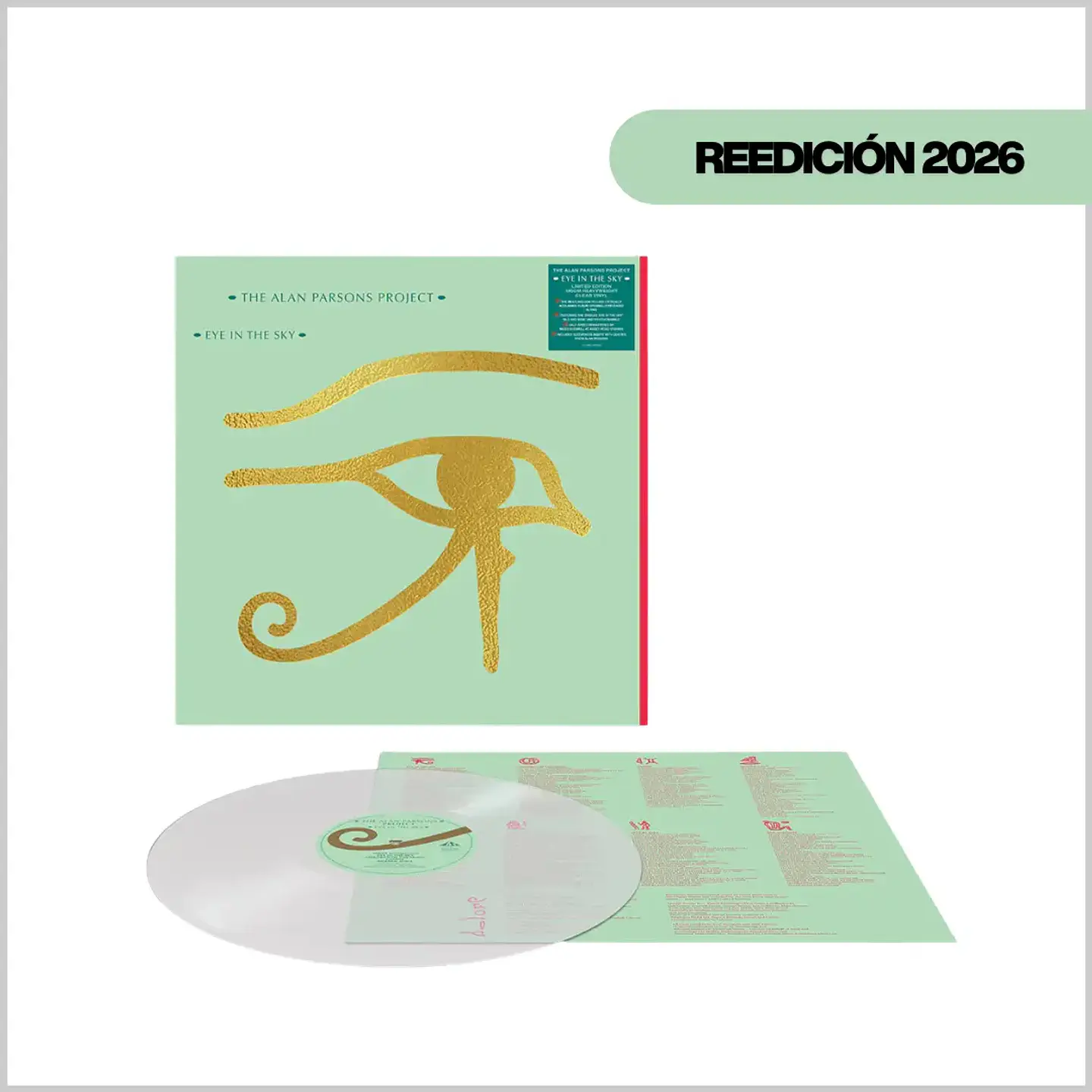 Vinilo Alan Parsons Project - Eye in the Sky (Clear LP / Half-Speed) | Rock |  1