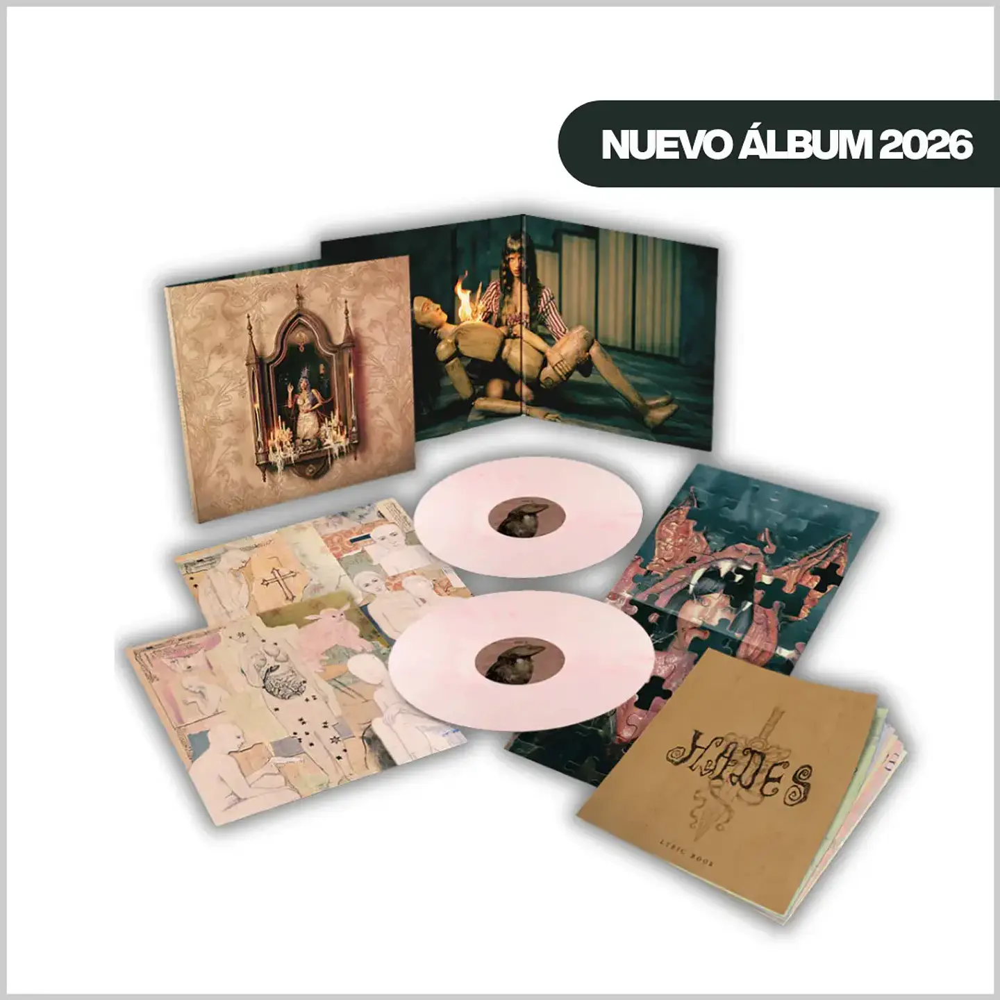 Vinilo Melanie Martinez - HADES (Victorian Blush 2LP) | Alt-Pop | PREVENTA 1