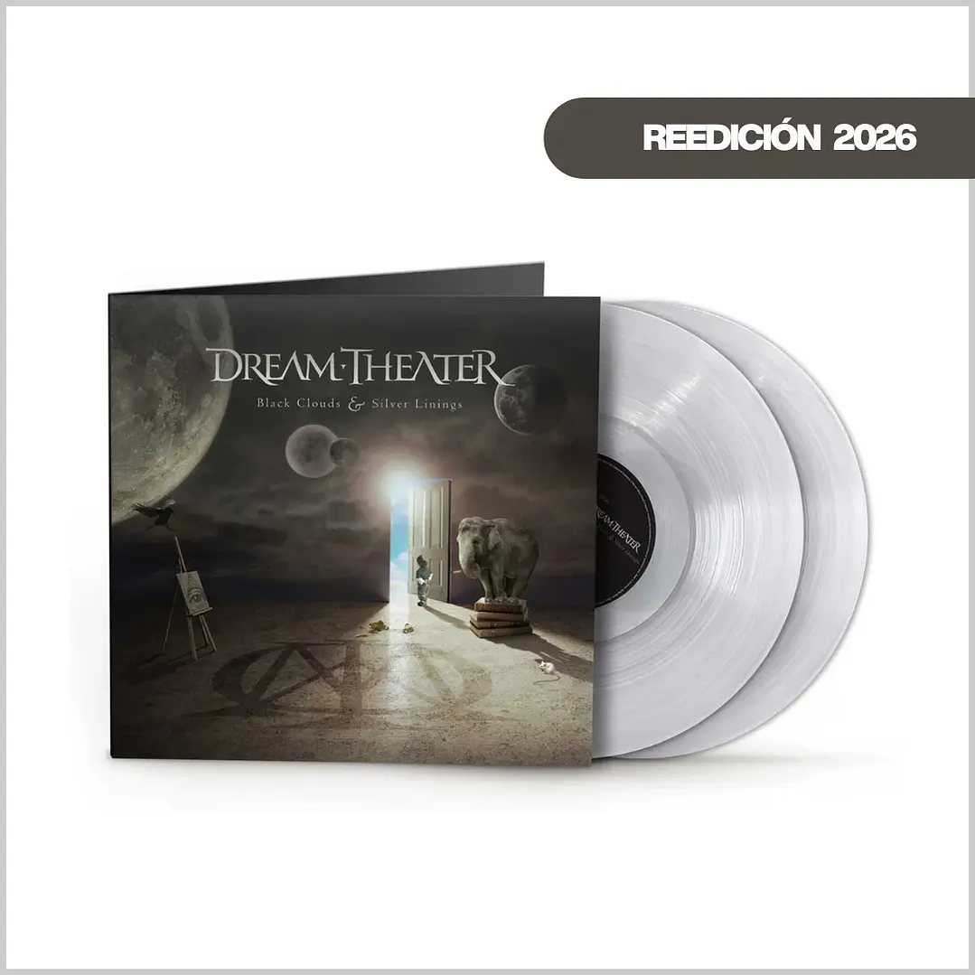 Vinilo Dream Theater - Black Clouds & Silver Linings (Clear Vinyl 2LP) 2026 | Metal Progresivo | PREVENTA 1