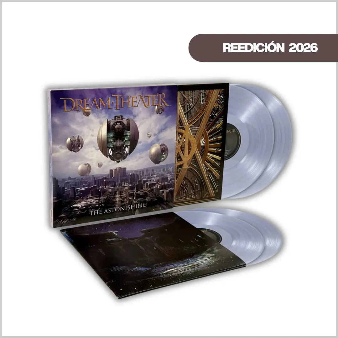 Vinilo Dream Theater - The Astonishing (4LP Clear Vinyl) 2026 | Metal Progresivo | PREVENTA 1
