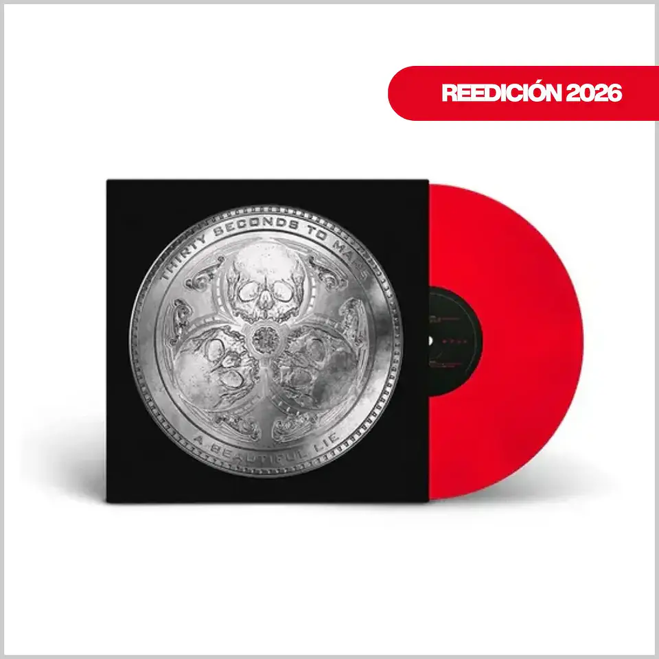 Vinilo 30 Seconds to Mars - A Beautiful Lie (20th Anniversary Edition) | Red Vinyl 180g |  1