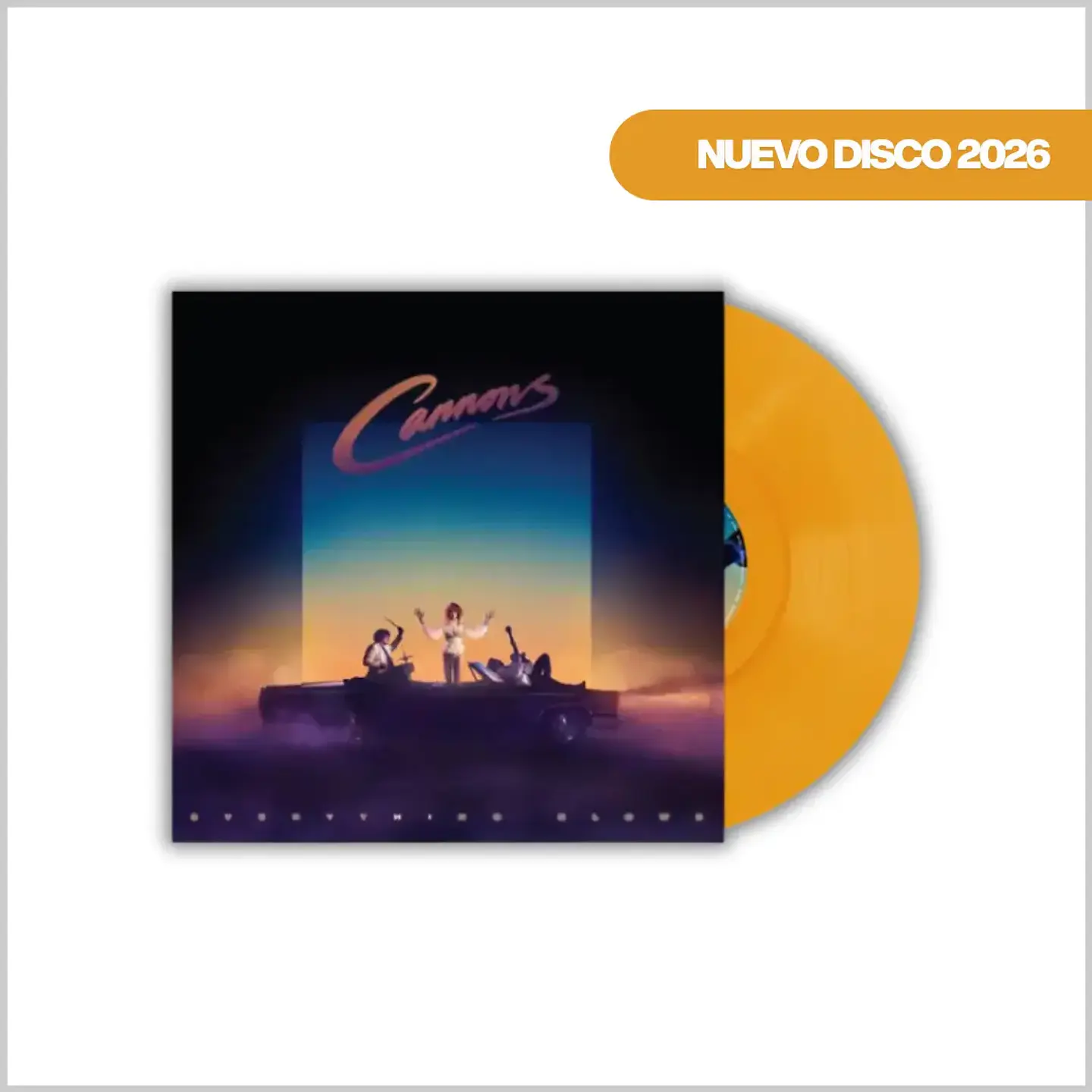 Vinilo Cannons - Everything Glows (Gold Vinyl) | Pop / Dream Pop |  1