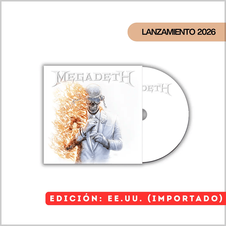 CD Megadeth - Megadeth (Álbum 2026) | Thrash Metal | 2da PREVENTA 1