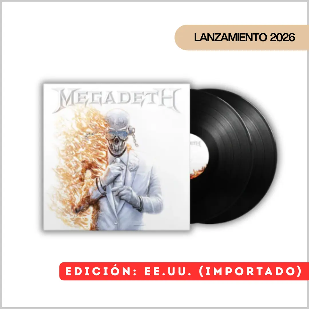 Vinilo Megadeth - Megadeth (2LP Black Vinyl Edition) | Thrash Metal | 3a PREVENTA 1