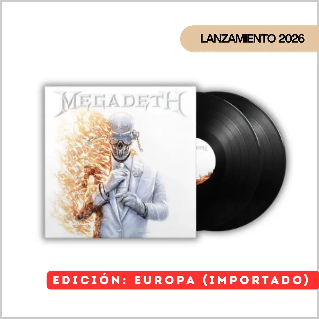 Vinilo Megadeth - Megadeth (2LP Black Vinyl Edition) | Thrash Metal |  1