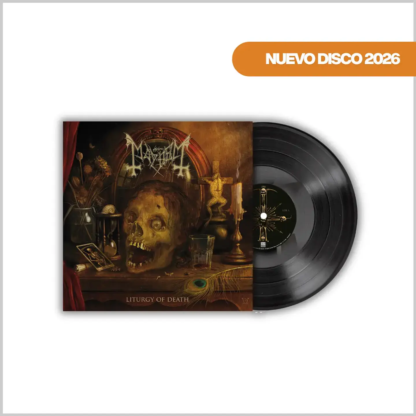 Vinilo Mayhem - Liturgy of Death (US Version + Booklet) | Black Metal | 1