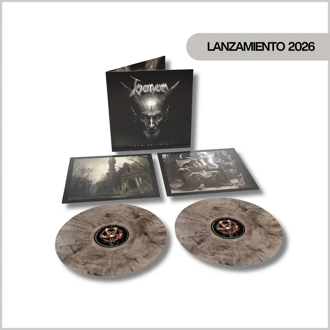 Vinilo Venom - Into Oblivion (2LP Smoke Vinyl) | Heavy Metal / Black Metal | PREVENTA 1