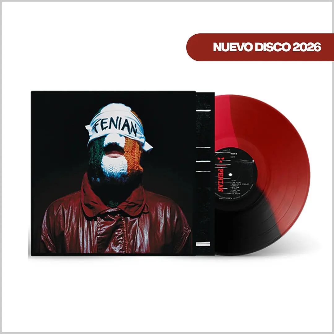 Vinilo Kneecap - Fenian (Red/Black Vinyl) | Hip Hop / Punk Rap | PREVENTA 1