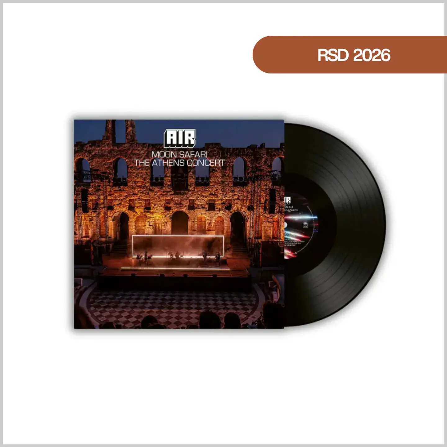 Vinilo Air - Moon Safari: The Athens Concert (Black Vinyl) | RSD 2026 | 1