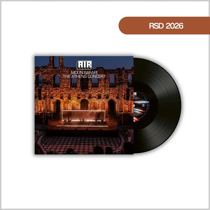 Vinilo Air - Moon Safari: The Athens Concert (Black Vinyl) | RSD 2026 | 1