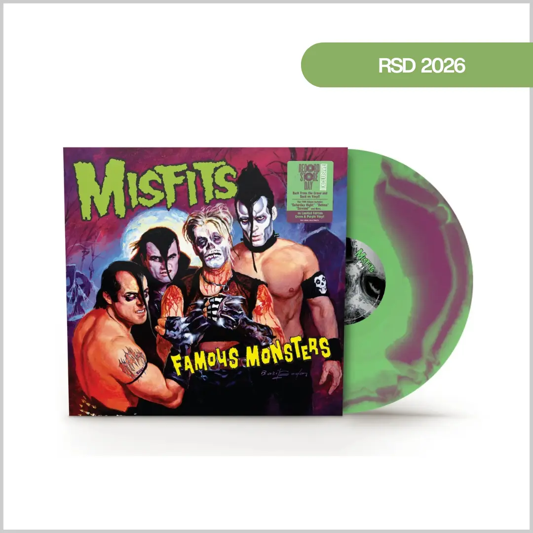 MISFITS FAMOUS MONSTERS RSD2026 グリーンパープル Vinilo Misfits - Famous Monsters (Purple & Green Spla