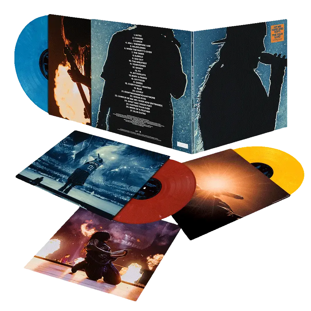 Vinilo Billie Eilish - Hit Me Hard And Soft: The Tour (Live) (Recycled 3LP) | Alt Pop | PREVENTA 3