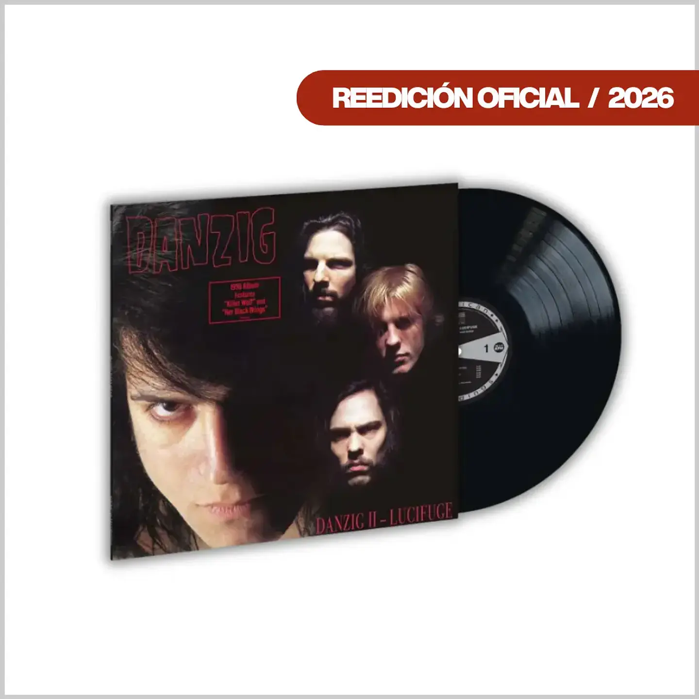 Vinilo Danzig - Danzig II: Lucifuge (Black Vinyl) | Heavy Metal / Rock 1