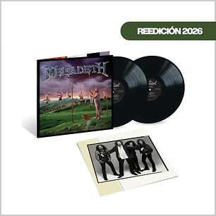 Vinilo Megadeth - Youthanasia (2LP Black) Reedición 2026 | Thrash Metal | PREVENTA
