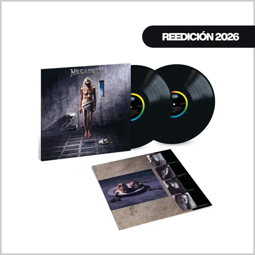 Vinilo Megadeth - Countdown to Extinction (2LP Black) Reedición 2026 | Metal | PREVENTA 1