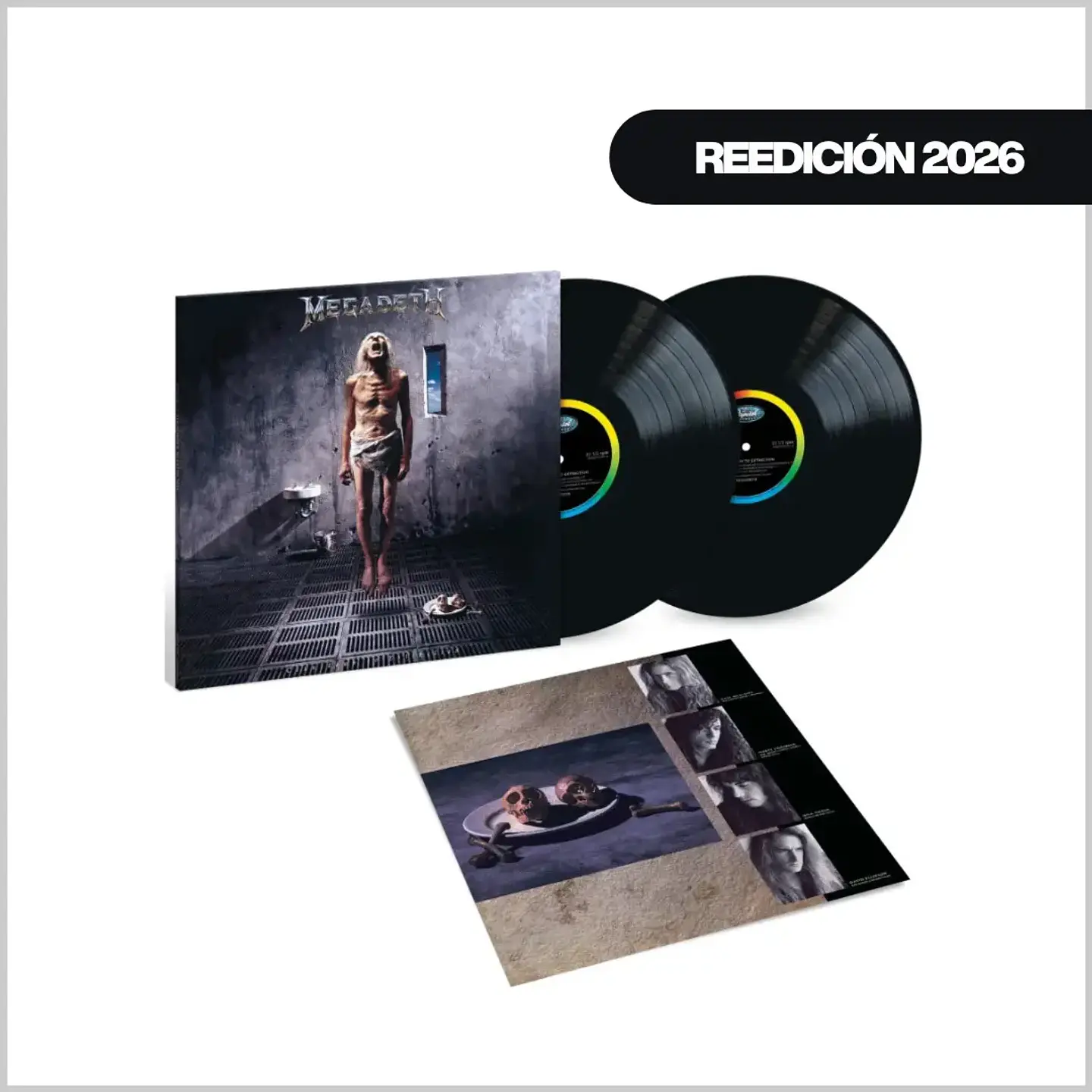 Vinilo Megadeth - Countdown to Extinction (2LP Black) Reedición 2026 | Metal | PREVENTA 1