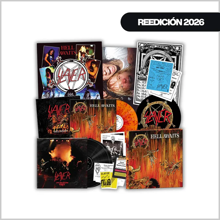 Vinilo Slayer - Hell Awaits (40th Anniversary 3LP Box Set) 2026 | Thrash Metal | PREVENTA. 1