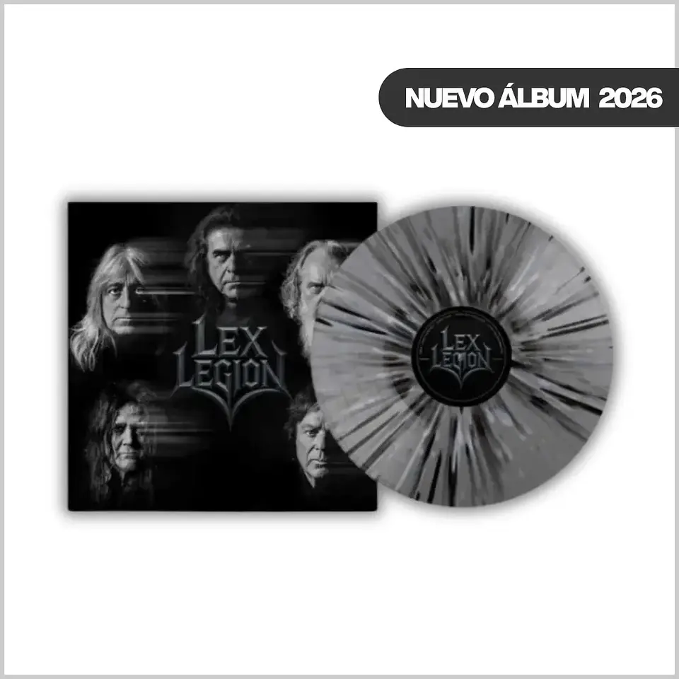 Vinilo Lex Legion - Lex Legion (Blackened Steel Splatter Vinyl) | Metal | PREVENTA 1