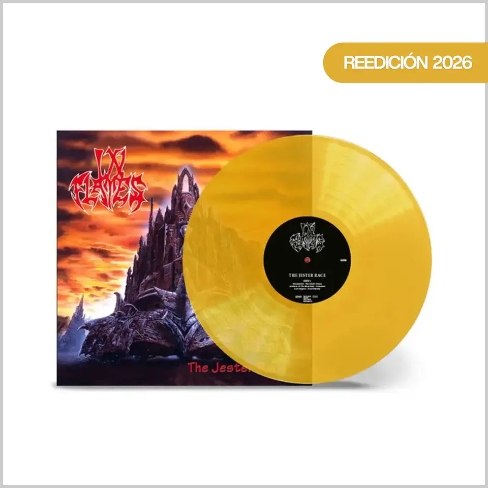 Vinilo In Flames - The Jester Race (Transparent Yellow Vinyl) | Melodic Death Metal | PREVENTA 1