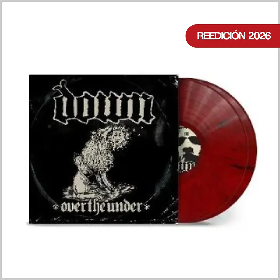Vinilo Down - Over the Under (Red Black Marbled Vinyl - 2LP) | Metal | PREVENTA 1