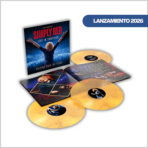 Vinilo Simply Red - Holding Back the Years: Live in Santiago (Limited 3LP Marbled) | Pop | PREVENTA