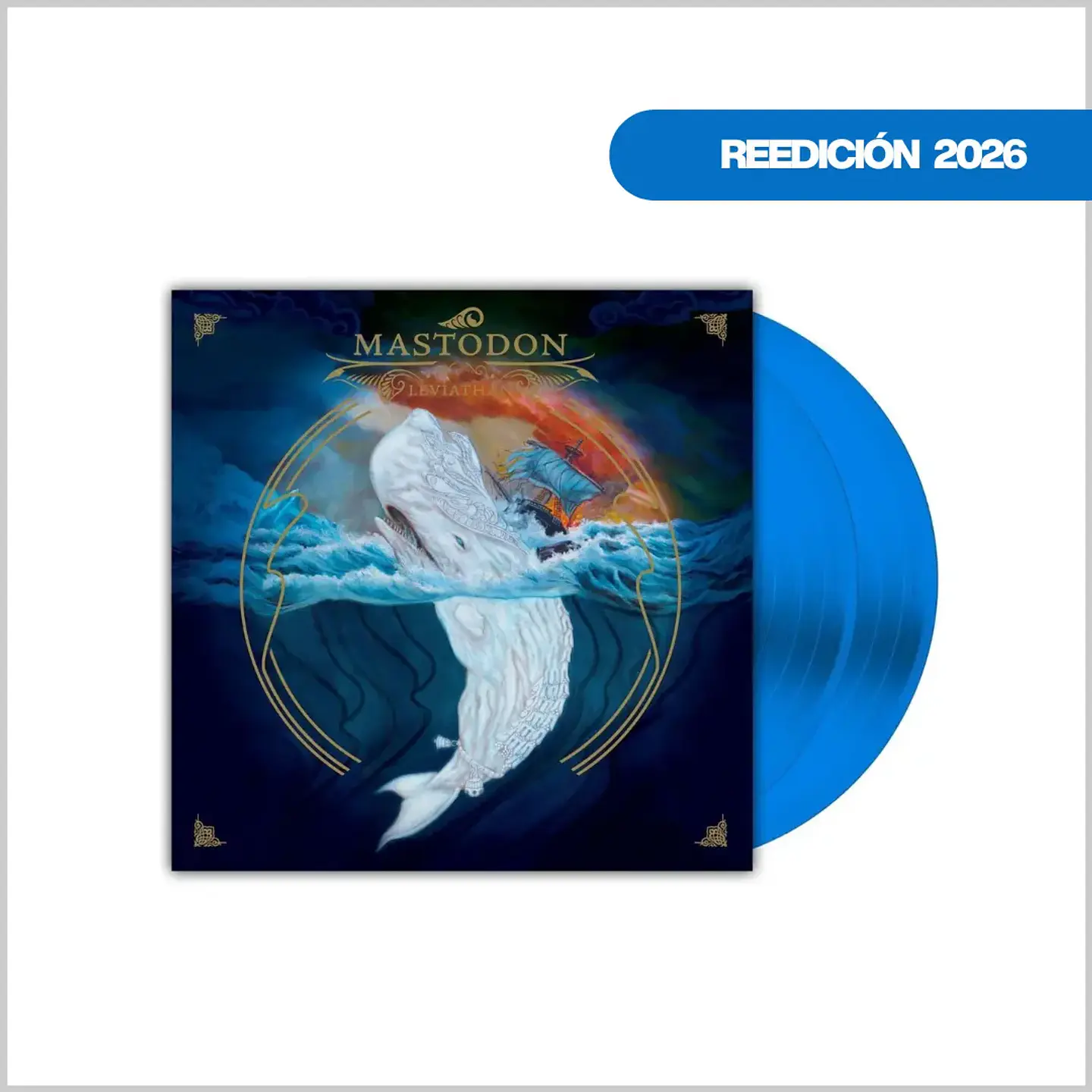 Vinilo Mastodon - Leviathan (Sky Blue Vinyl / 2LP) | Metal | PREVENTA 1