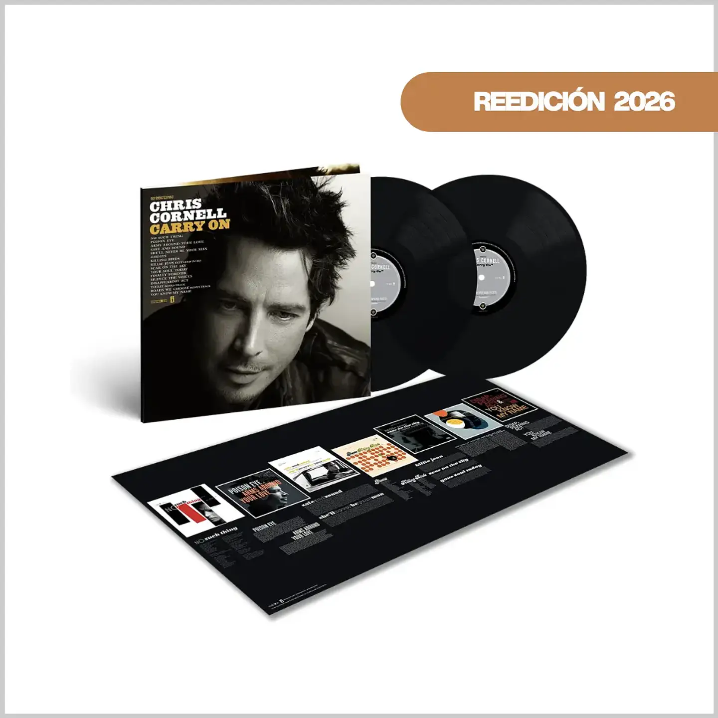 Vinilo Chris Cornell - Carry On (180g / 2LP / Remastered 2026) | Rock | PREVENTA 1