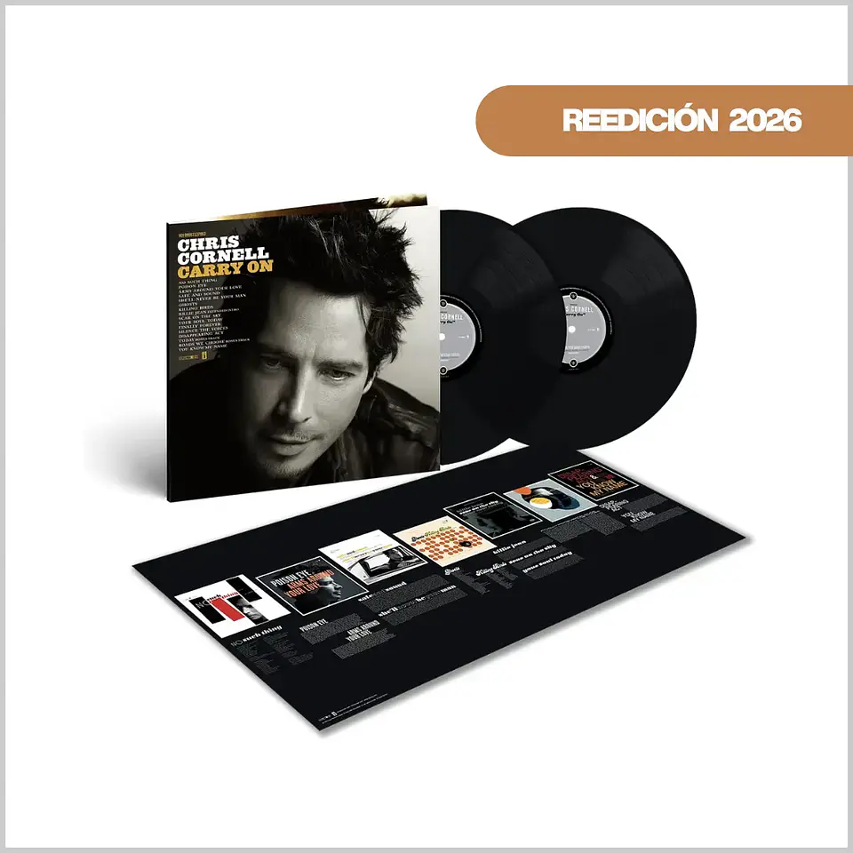 Vinilo Chris Cornell - Carry On (180g / 2LP / Remastered 2026) | Rock | PREVENTA 1