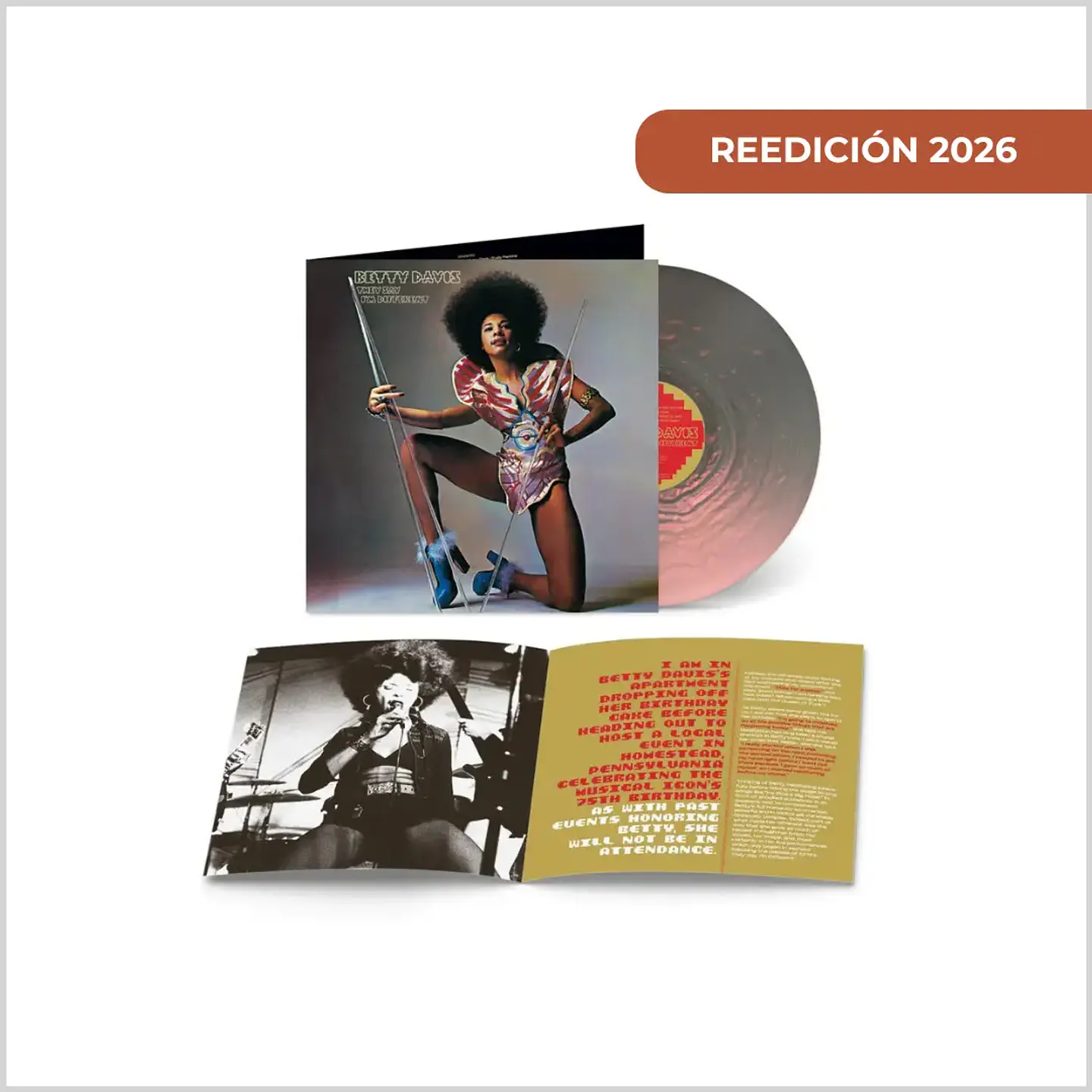 Vinilo Betty Davis - They Say I'm Different (Pearl Flip/Horizon Wax) (Preventa) 1