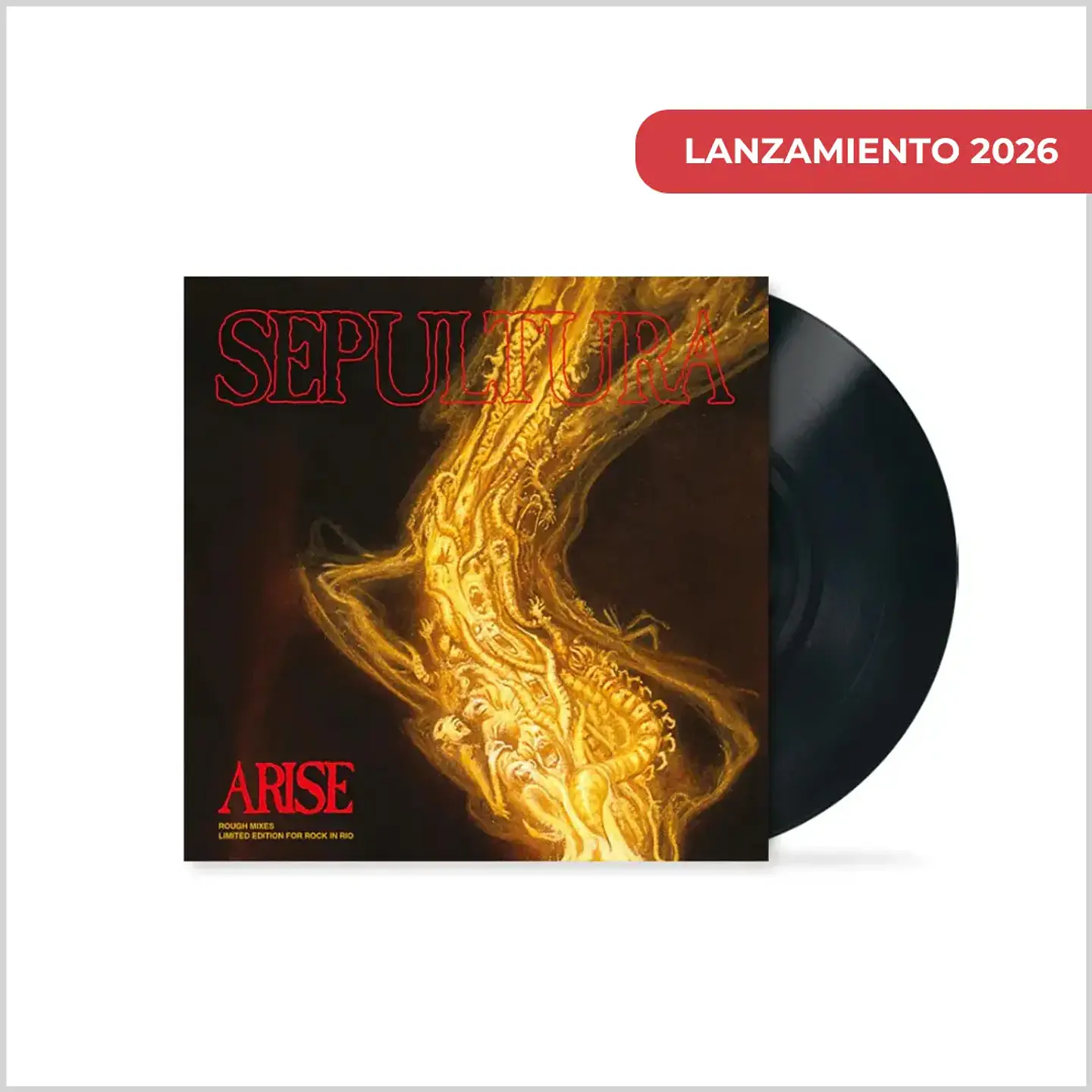 Vinilo Sepultura - Arise: Rough Mixes (Scott Burns Mix) (Preventa) 1